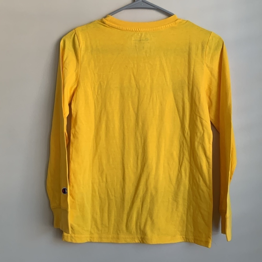 Champion long sleeve tee size medium (10/12) EUC worn once - Picture 3 of 3